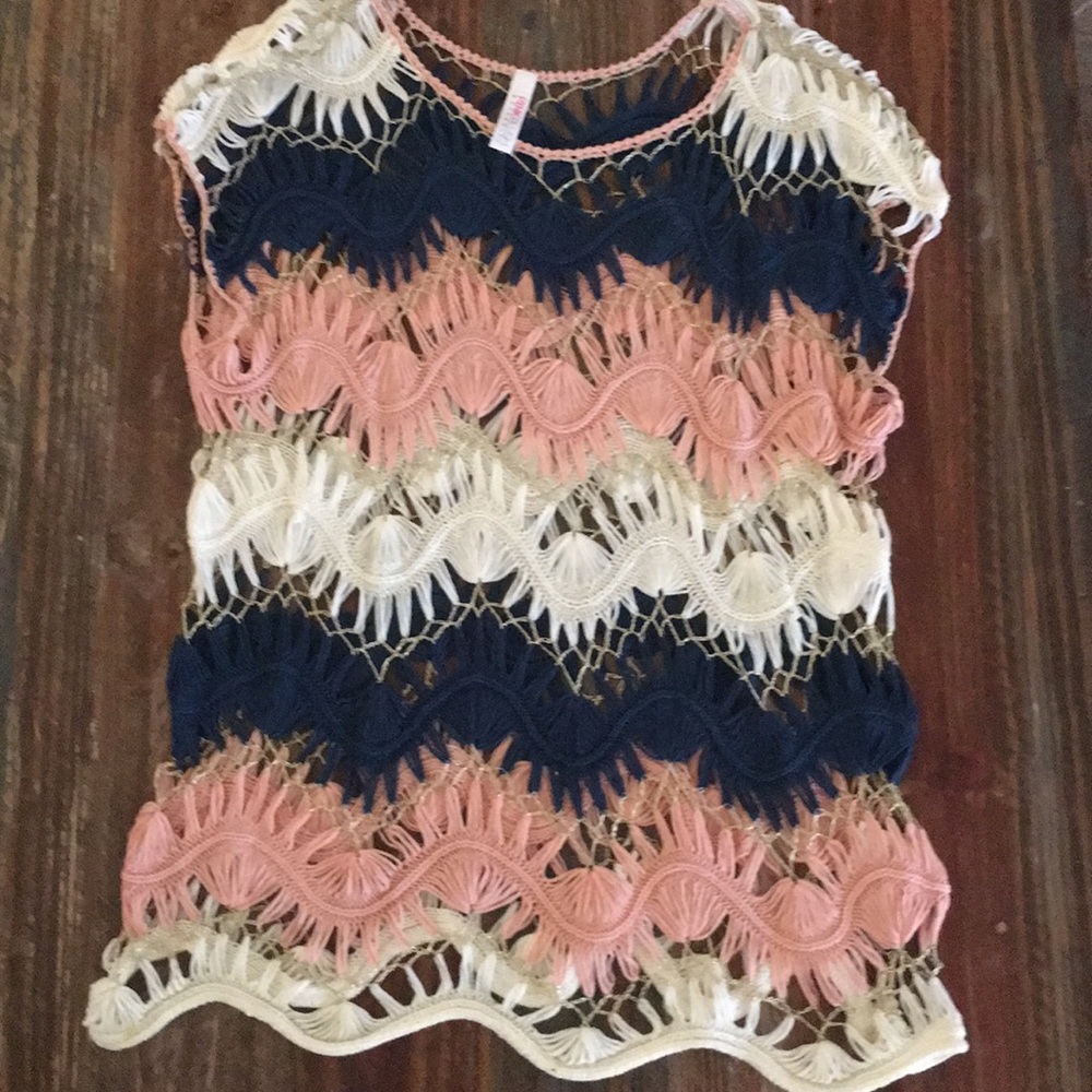 Pink blush maternity top
